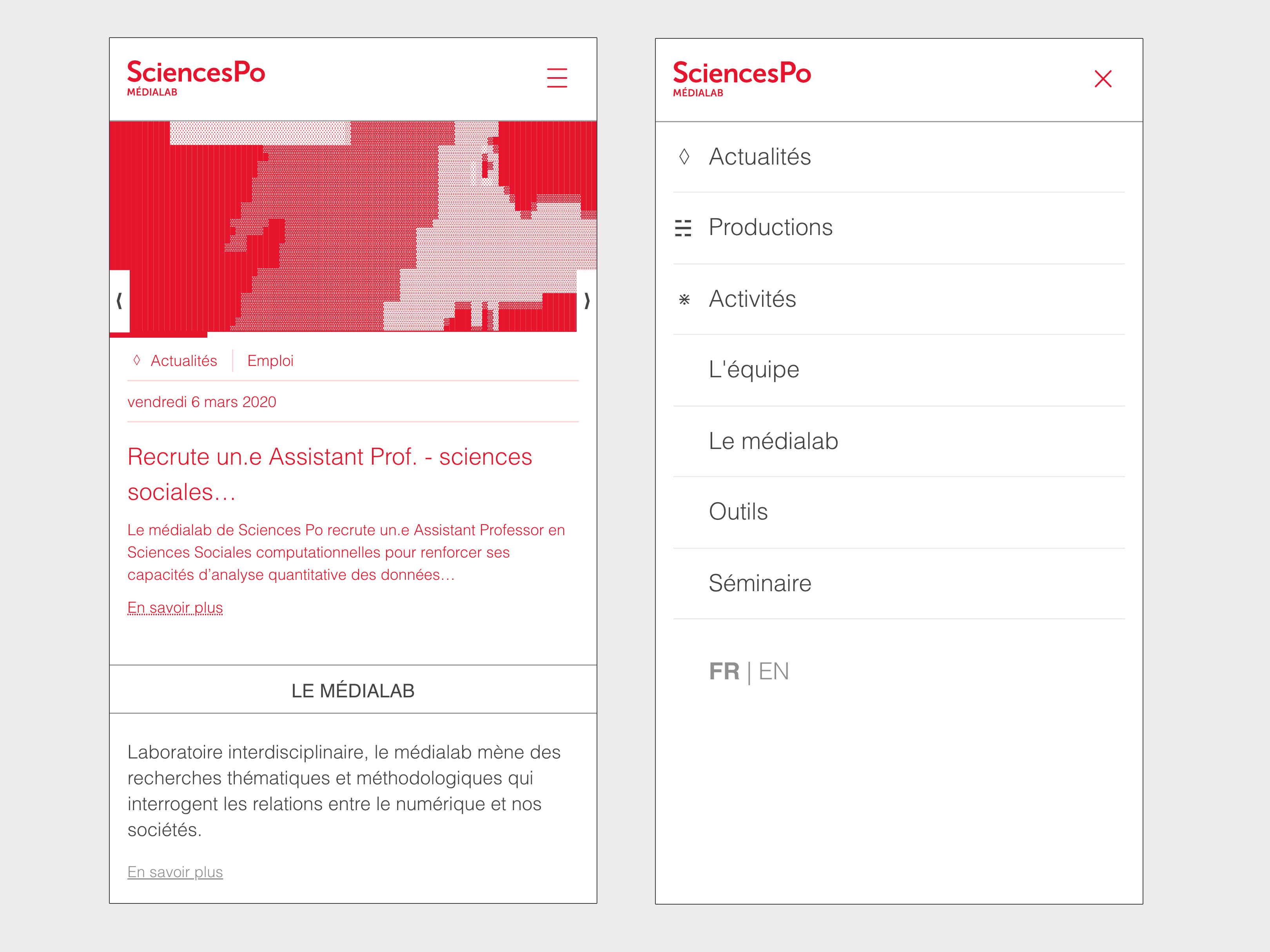 (Médialab 3/3): Des interactions en pur CSS